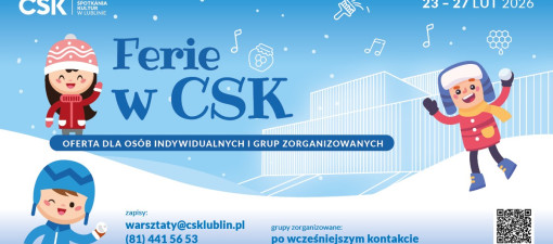 Ferie w CSK 2026 od 23 do 27 lutego